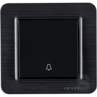 Кнопка звонка Arvia Electric Lavin Черный матовый (21 25 4007 207)